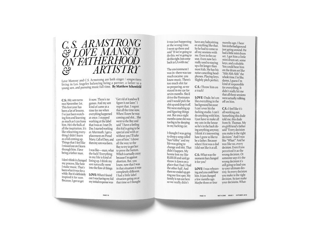Not A Zine Issue One — NOT 97